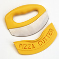 不锈钢披萨铲切刀烘焙工具塑料披萨刀圆形介饼器面包刀转移铲套装