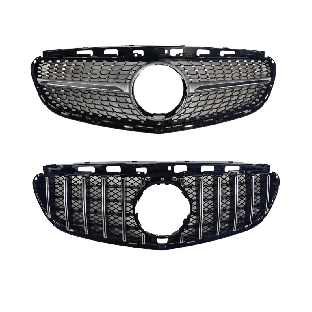 Suitable for 2013-2015 Mercedes-Benz E-Class W212 Modified Front Face Grille Gt Starry Sky Style Front Bumper Air Intake Grille