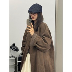 中长款爆款风衣外套女2025年春秋新款小个子韩系高级感英伦风休闲