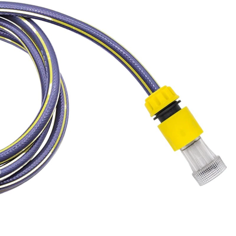 Соединитель водопроводной трубы для автомойки прозрачный длинный пластик 6 точек Внутренний провод толстый зубной ниппель с фильтром аксессуары для преобразования экрана Подключение