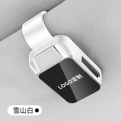 Car Glasses Clip/Bill Clip — sunglasses - mercedes-benz-glasses-clip-y001-model-snow-mountain-white