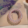 Purple cute base fresh telephone, hair accessory, South Korea, wide color palette