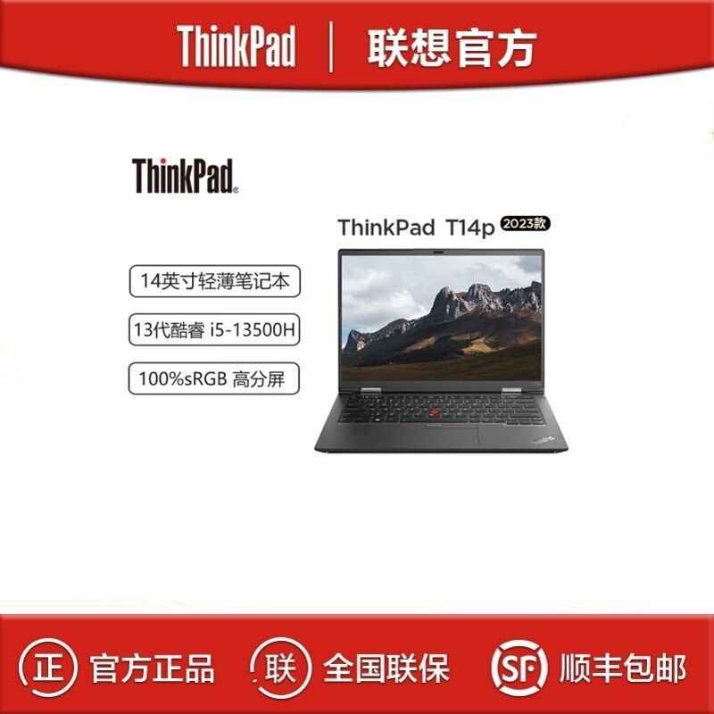 Lenovo ThinkPad T14P I5-13500H 16g 512g 14inch Office Laptop