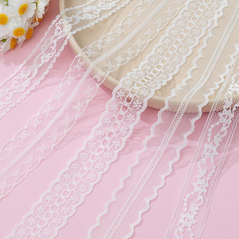 French Lace Clothing Accessories Handmade DIY Bow Hair Accessories Headdress Mesh Material French Lace Clothing Accessories Handmade DIY Bow Hair Accessories Headdress Mesh Material