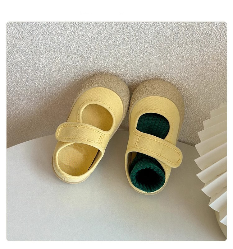 Chaussures bébé premiers pas souples en toile style décontracté_voghion.com