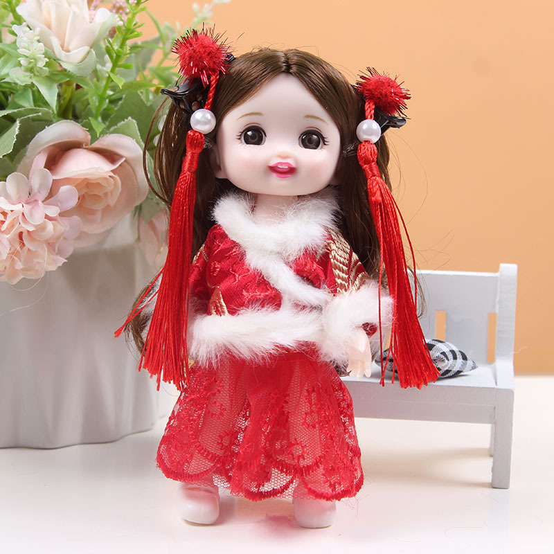 17 cm caja de regalo conjunto de marea constante muñeca Barbie muñeca muñeca cambiante articulaciones muñeca estand móvil