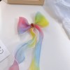 Hairgrip with bow, children's hairpins, hair accessory, ponytail, internet celebrity