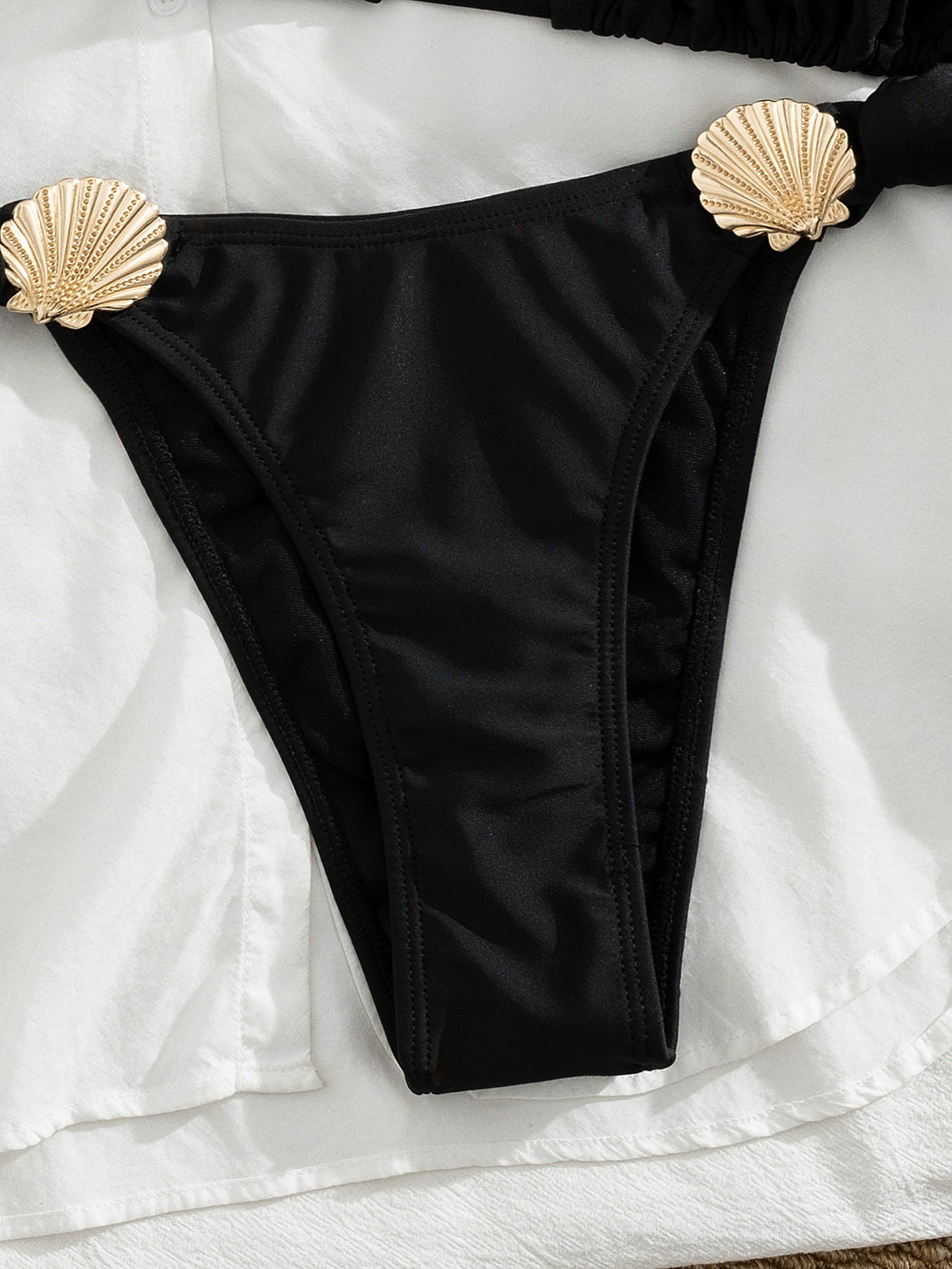 Split sexy swimwear, European style, drawstring, Amazon