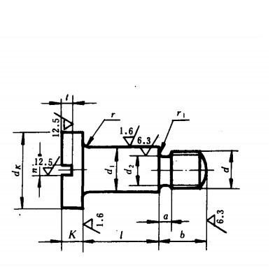 Բ��ͷ������λ�ݶ�M8*4 ������λ��˿GB830 ̨����˿Din923