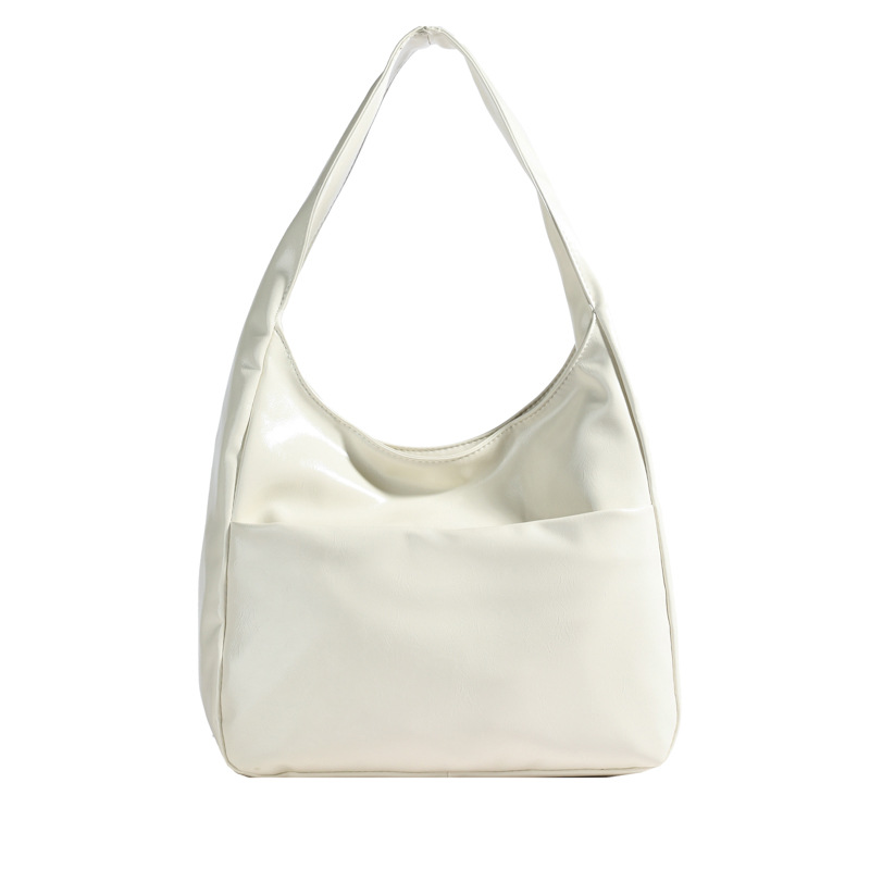 Bolso retro de gran capacidad para mujeres, bolso de alta calidad, bolso de hombro para estudiantes universitarios, bolso casual simple.