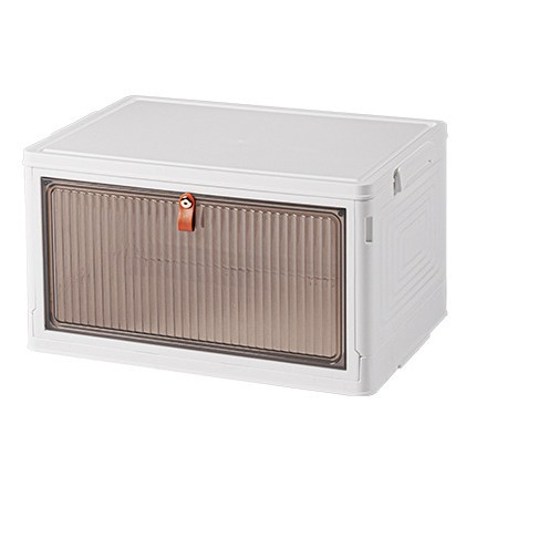 Caja organizadora de zapatos plegable y transparente, diseño con extracción frontal, a prueba de polvo, ahorra espacio