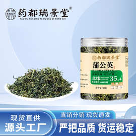 药都瑞景堂 蒲公英茶代用茶罐装新嫩叶婆婆丁茶泡水喝 亳州养生茶