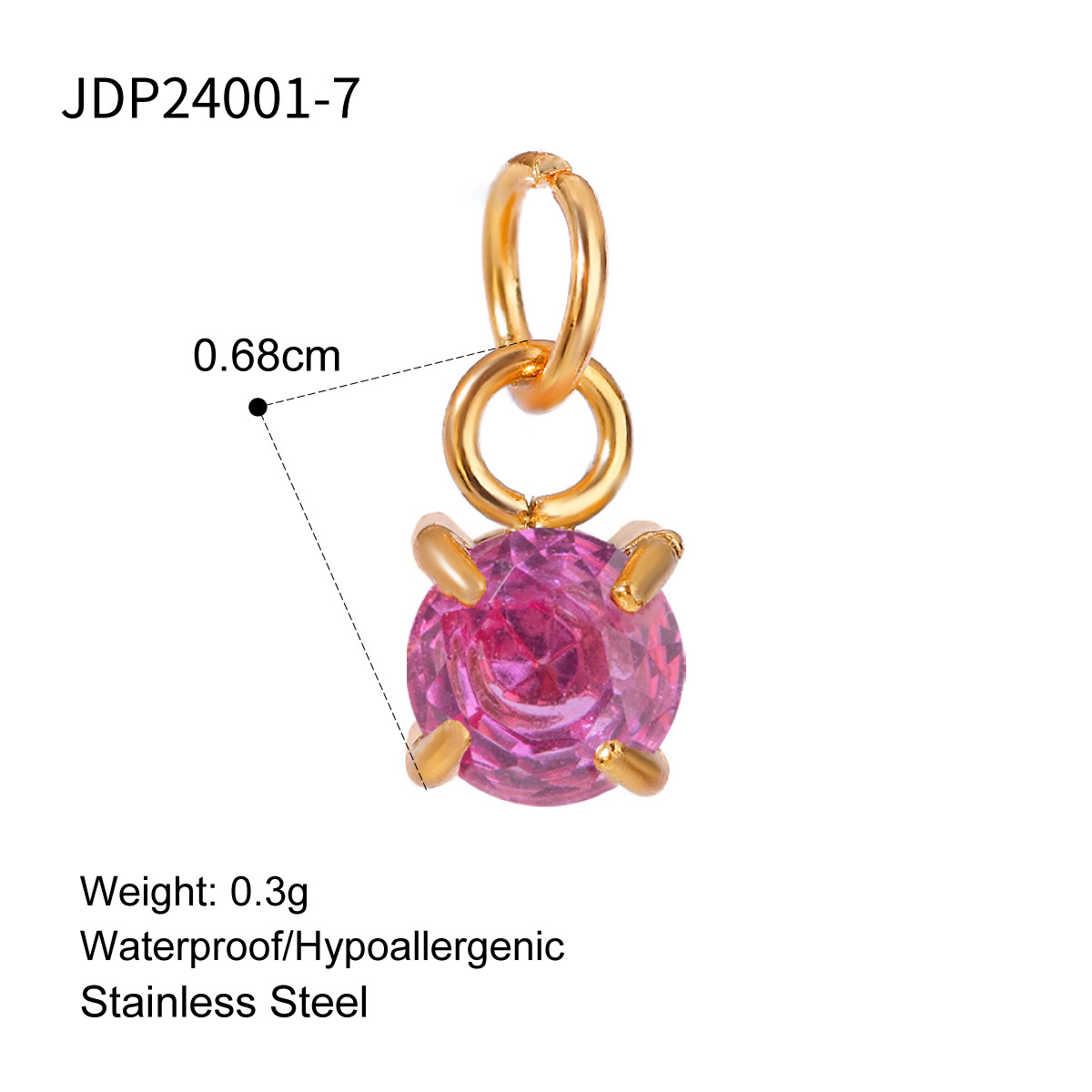 Europa y los Estados Unidos transfronterizos inswind moda exquisita 18k oro acero inoxidable diciembre joyería accesorios joyería al por mayor image 12