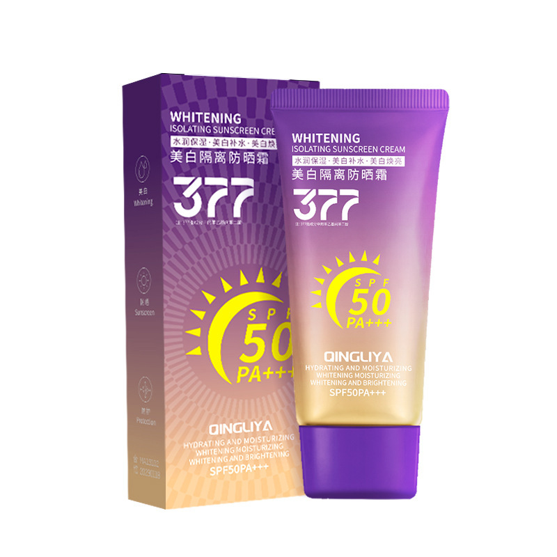 CHINLIA 377 SPF50PA + + + hidratante, refrescante, no graso, brillante, fabricante de protector solar.