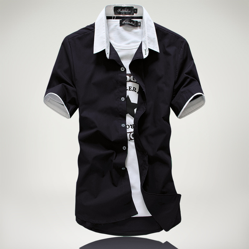 Shirt, trousers, for teenagers, Korean style, slim fit 3