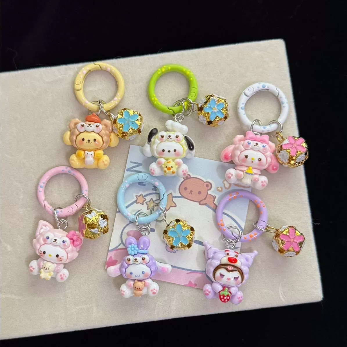 Sanrio, мультяшная подвеска, школьный рюкзак, подвеска