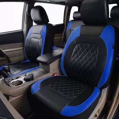 cover, solid color leather seat | Universal seat cover