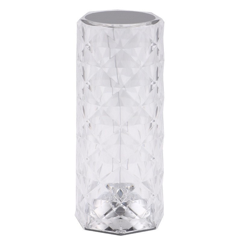 Lámpara de Noche LED Efecto Cristal Táctil para Dormitorio y Mesa