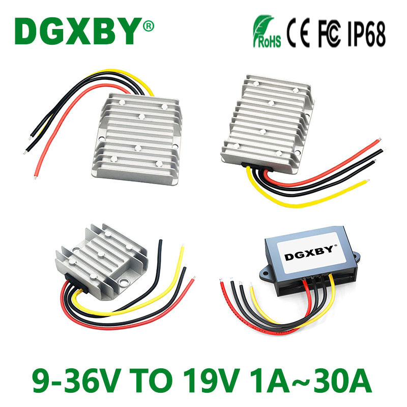 9-36V to 19V5A~30A Dc Regulated Power Supply 12V24V to 19V Car Laptop Converter