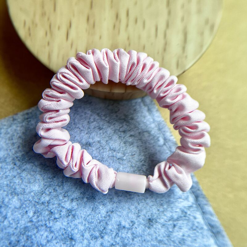 ベアープリント小腸輪diyかわいいキャンディー色高弾力高馬尾頭ひも手作り素材シンプル頭飾り|undefined