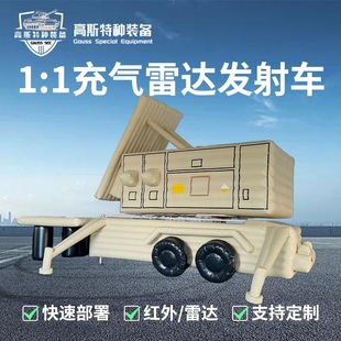 Remote Control Rotating Inflatable Radar Car Dummy Target Dynamic Simulation Infrared/Radar Decoy Factory Supports Customization