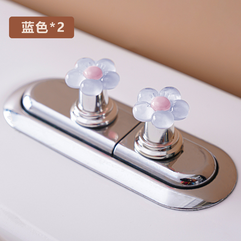 かわいい花トイレボタンネイル専用トイレ水切りスイッチ補助器ボタントイレキャップ|undefined