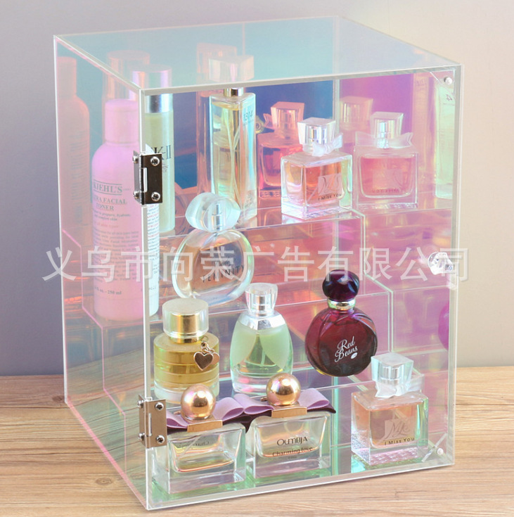Acrylic cosmetic perfume, storage box, table dressing table for skin care