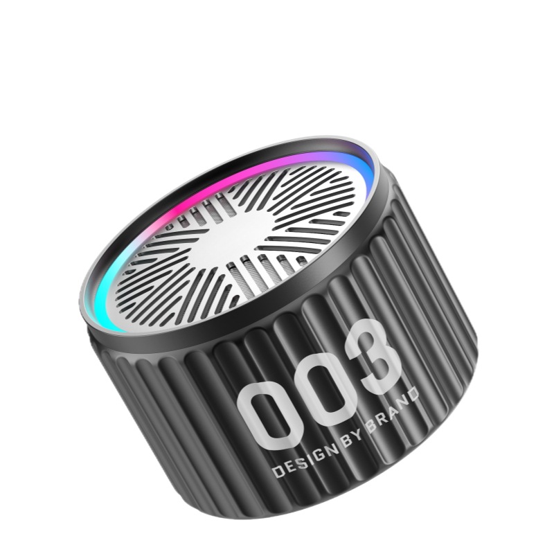 Transfronterizo nuevo metal mini altavoz Bluetooth portátil regalo subwoofer de alta calidad tarjeta de sonido Bluetooth audio