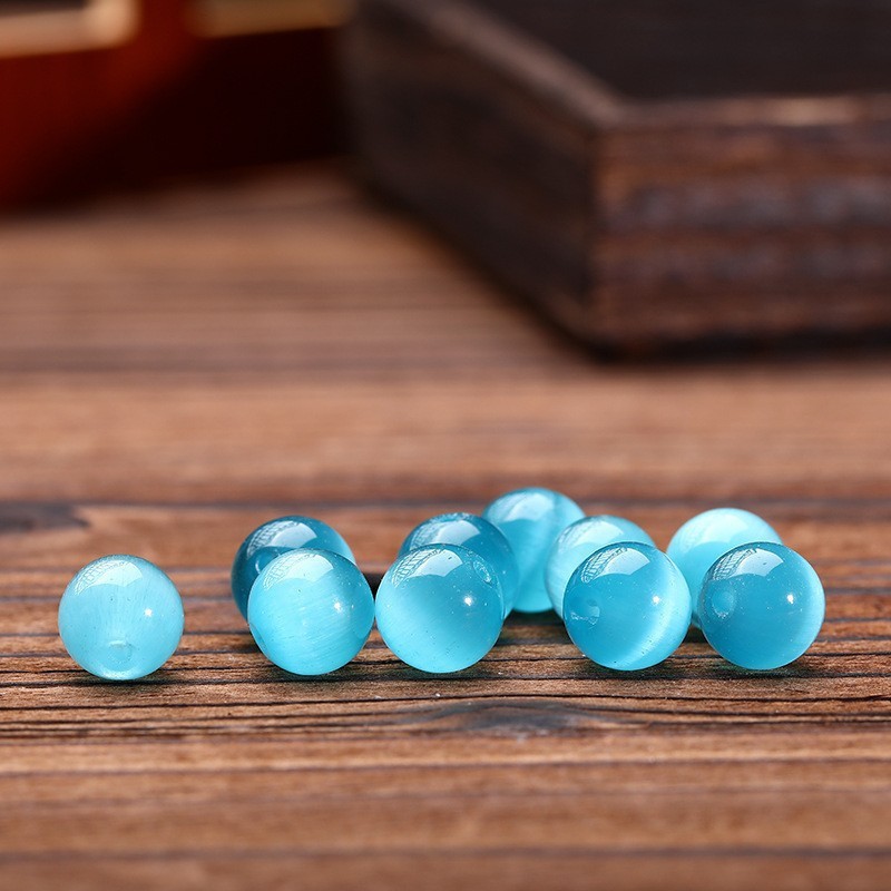 [7a selected] haze blue cat eye 8mm