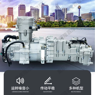 Jialing Three-Wheeled Motorcycle Central Shaft Engine 260 320 Water-Cooled Engine Six-Speed Transmission Engine Assembly