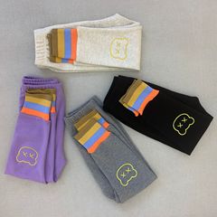 Children's Embroidered Leggings for Girls, Fitted Long Pants for Kids, Baby Contrast Color Pants, Stylish Children's Clothing for Spring, Autumn, and Winter, New Arrival with Dropshipping