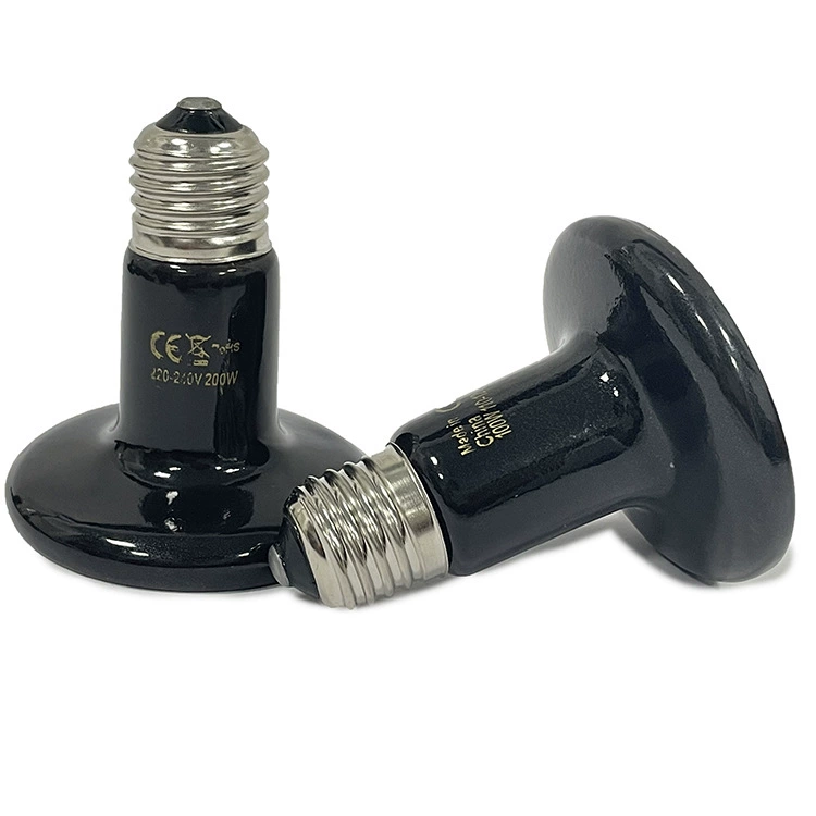 Дальней инфракрасной керамической нагревательной лампы весь день Отопление долгую жизнь рептилий ПЭТ изоляции керамической нагревательной лампы