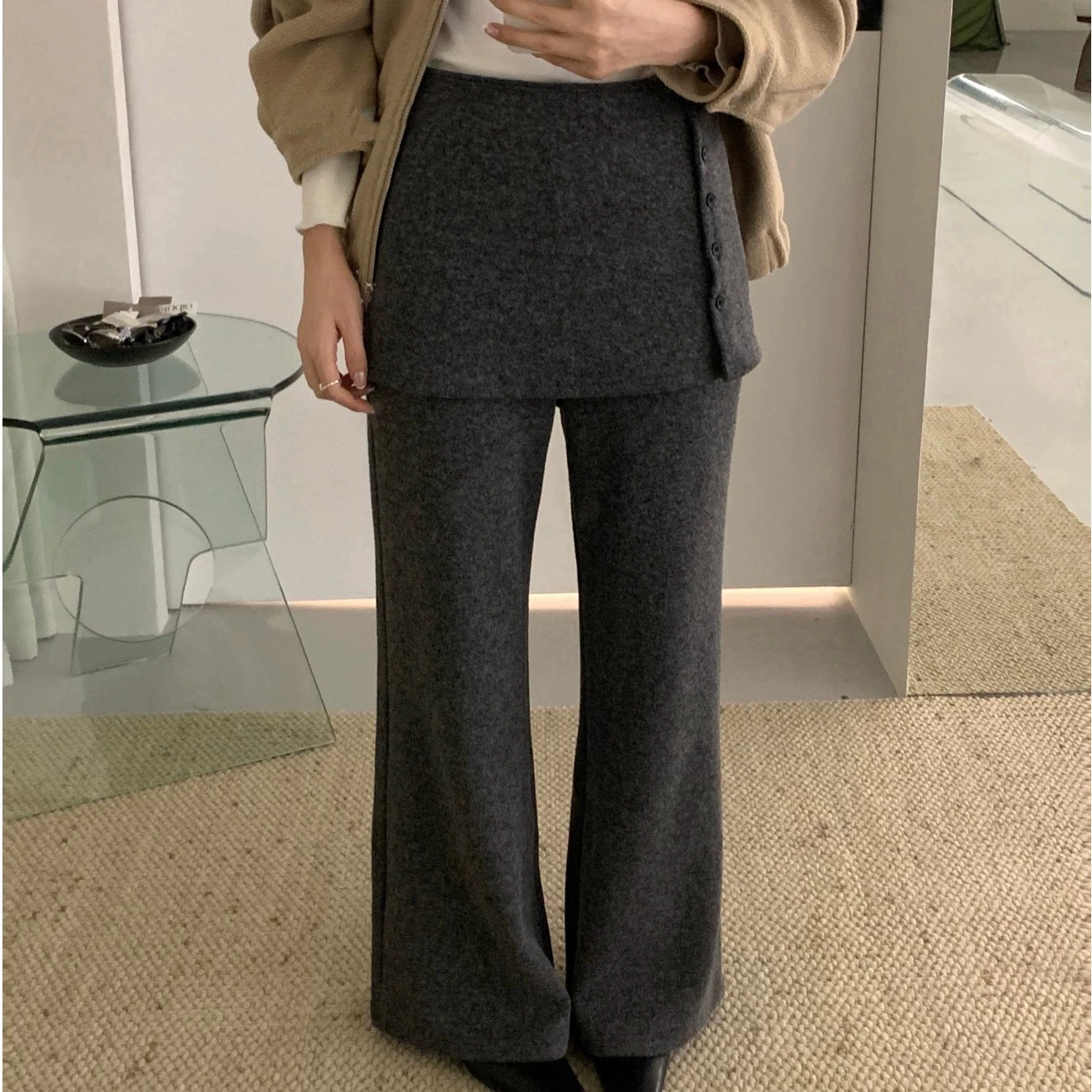 Warm winter trousers, western style