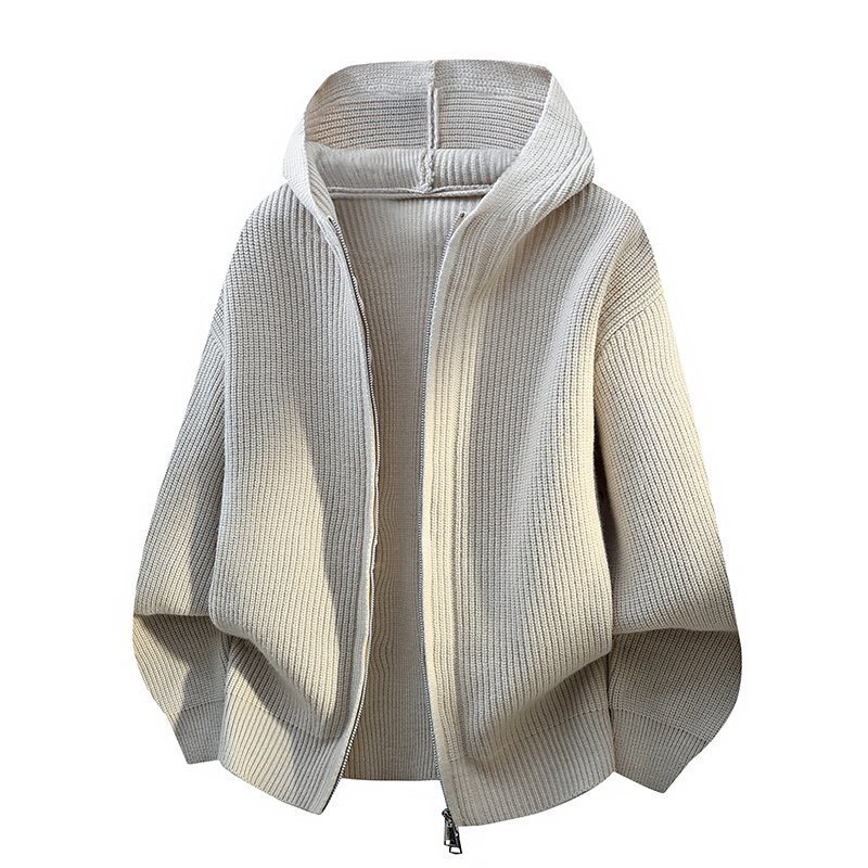 Cross-Border Southeast Asian Foreign Trade Dropshipping [New Style] 2025 Autumn/Winter Hooded Knit Sweater Popular Sweater for Men