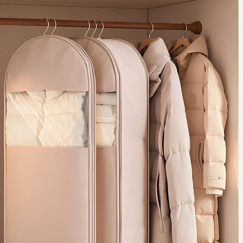 Dust Cover Seasonal Transparent Bag Clothes Wardrobe Down Jacket Household Compression Cover Hanging Clothes Dust Bag Dust Cover Seasonal Transparent Bag Clothes Wardrobe Down Jacket Household Compression Cover Hanging Clothes Dust Bag