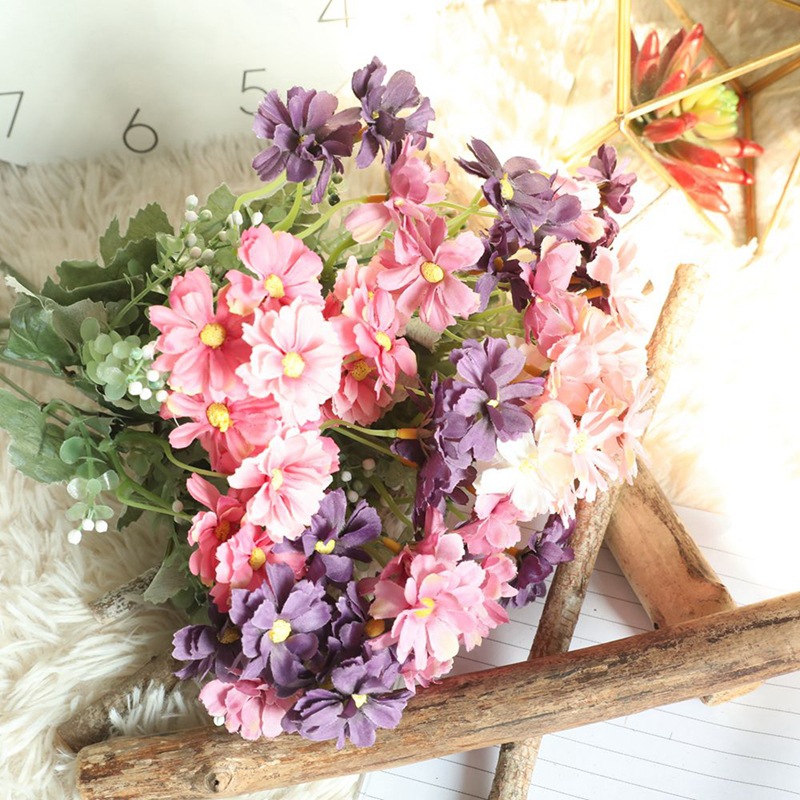 INS風羅麗菊仿真花廠家家居裝飾婚慶手捧花牆植物牆假花MW71111