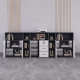 Filing Cabinet Office Floor Cabinet Data Storage Cabinet Low Cabinet with Code Lock Wooden Partition Cabinet Side Cabinet Flower Slot Cabinet