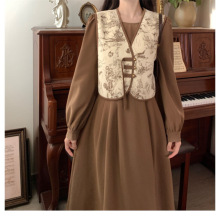 改良款，下单前请看实物大码胖新款秋装长袖连衣裙女装超好