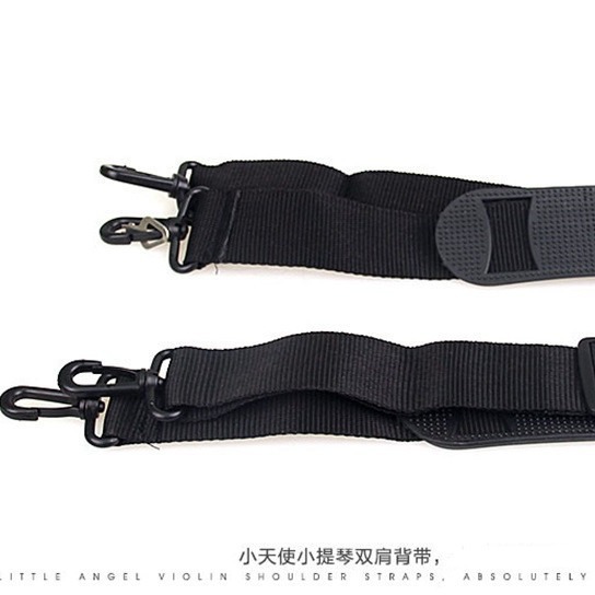 Correa de hombro Correa violín caja violonchelo bolsa caja trasera doble correa de hombro almohadilla de hombro ensanchado bajo violín guitarra