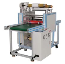 光学膜片/玻璃/亚克力全自动覆膜机，可多层双面带收废料贴膜机