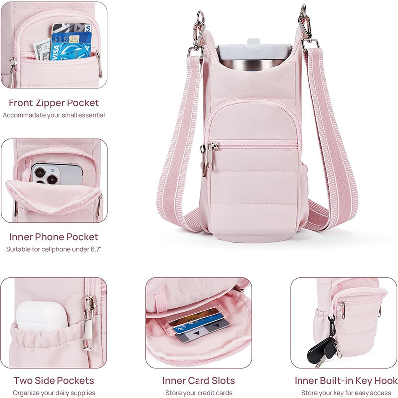 Shoulder bag with bottle holder, teapot, bike, (Physicals), Amazon 3