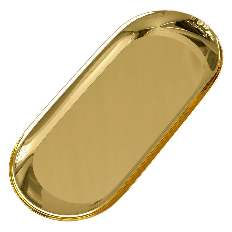 Поднос ins Стиль Высокая красота Косметическая тарелка для хранения Ювелирная тарелка Настольная раковина для хранения Скандинавская фотография Свет Роскошь и изысканность