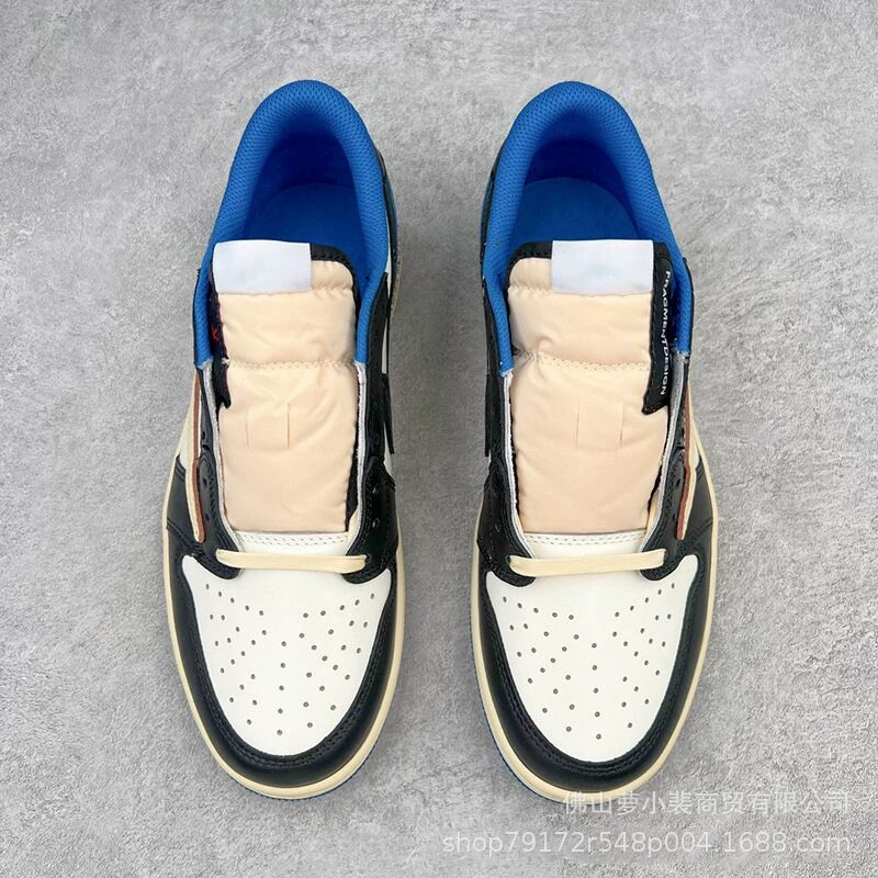 Обувь для спорта мужская Putian Chunyuan High Version Air Force No. 1 AJ1 Low Lightning Dun Dunk Black and White Panda