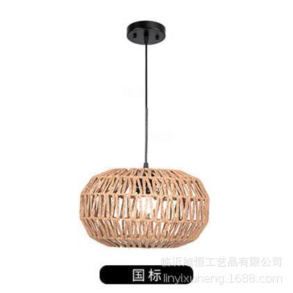 手織りランプシェード、中国風の侘び寂びスタイル、B&Bレストラン、鍋料理レストラン、コーヒーショップ、クリエイティブな照明器具、照明卸売|undefined
