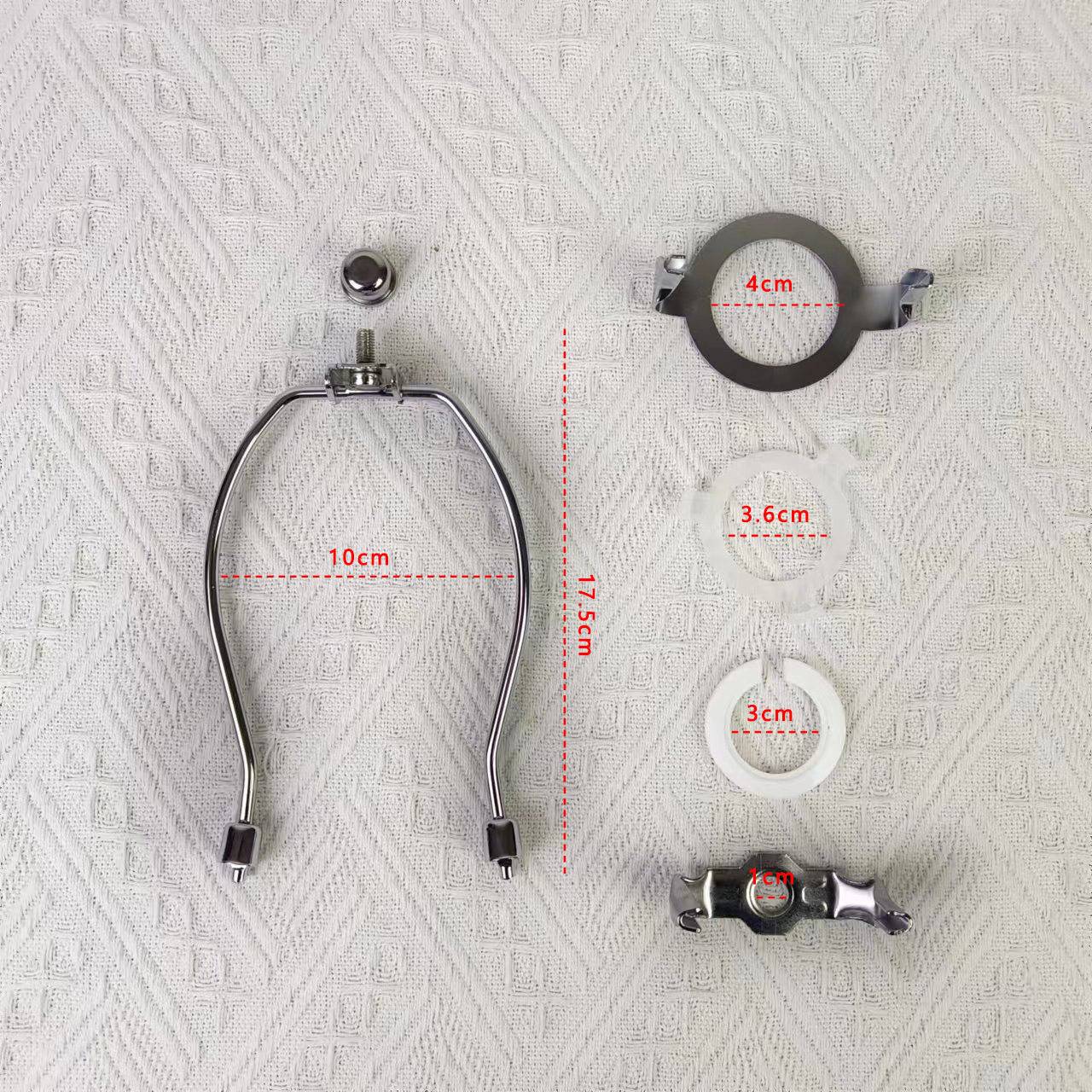 Estante de plata del cuerno 6-inch