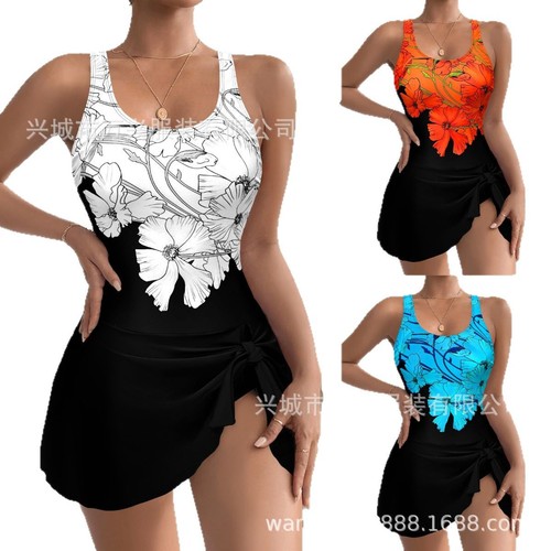 2025 Fashionable European and American Personality Fitted One-piece Swimsuit for Women, Slimming High-end, Cupping Sexy Swimwear