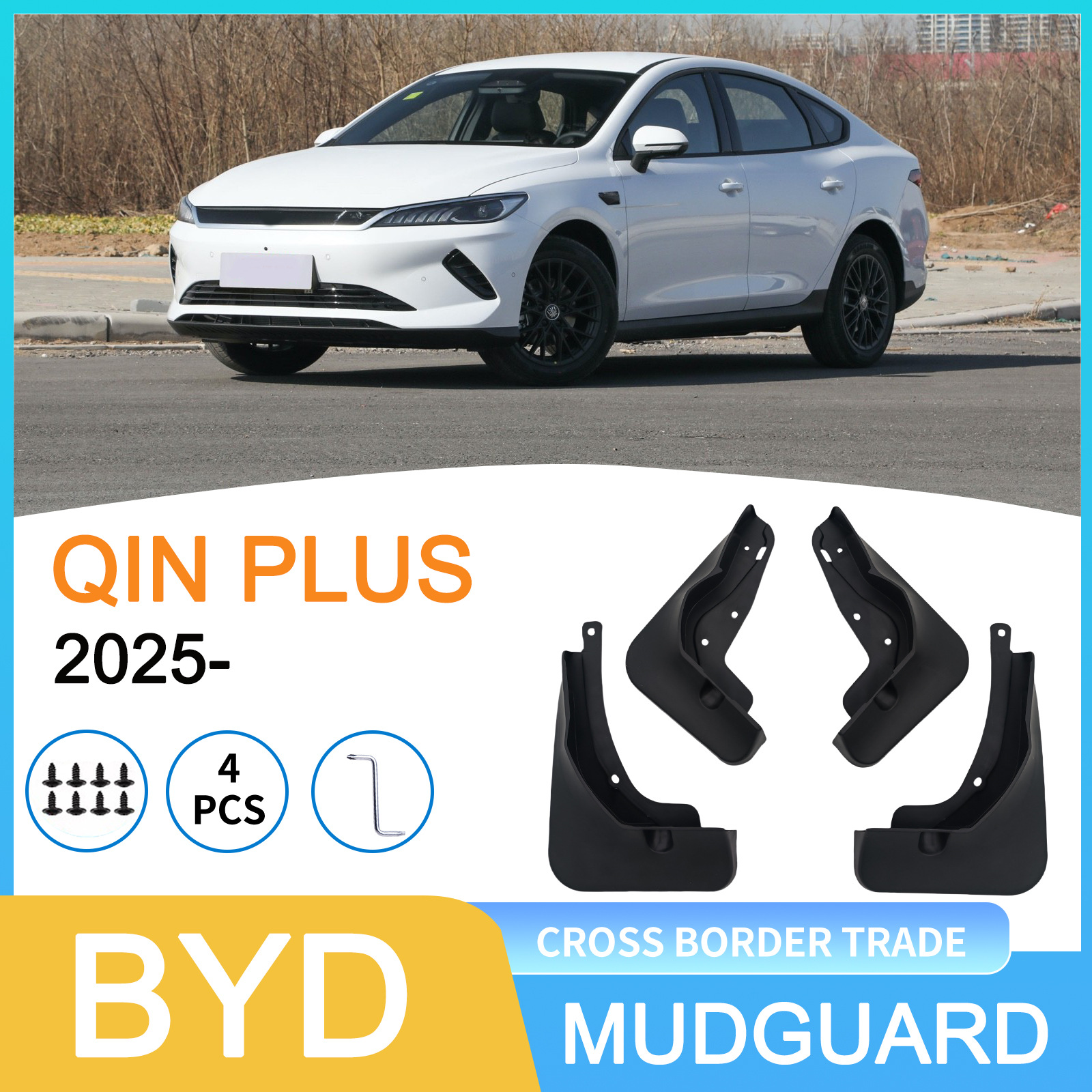 BYD Qin Plus 2025 üçün şin və qanad örtüyü