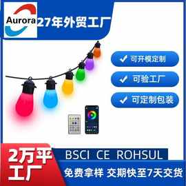 S14幻彩球灯串APP控制户外炫彩露营挂灯彩灯帐篷装饰灯室内氛围