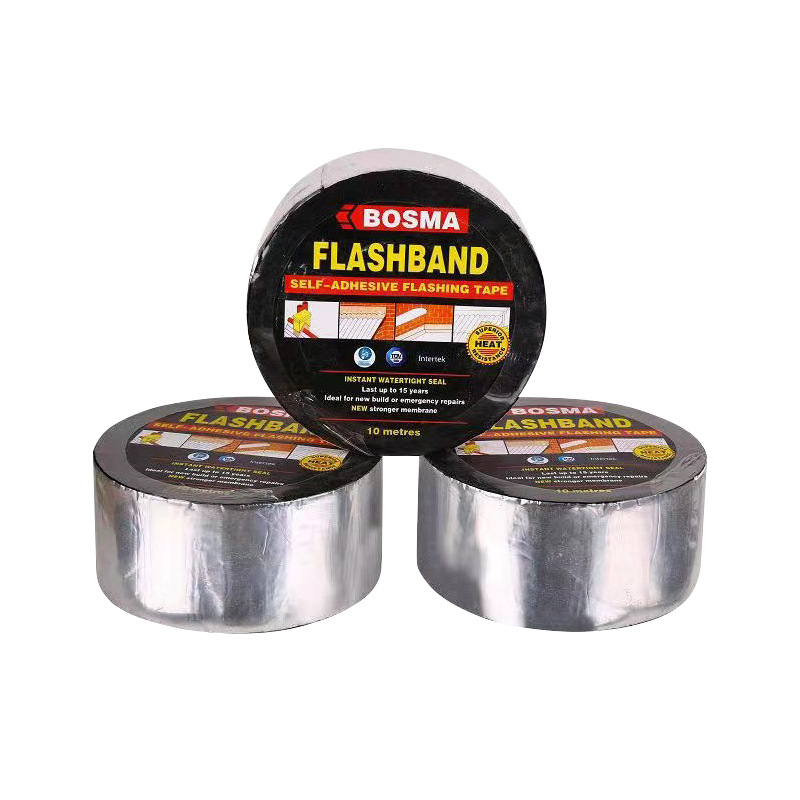 Cinta impermeable de aluminio, parches para reparar goteras en el techo, tiras de reparación autoadhesivas de asfalto.