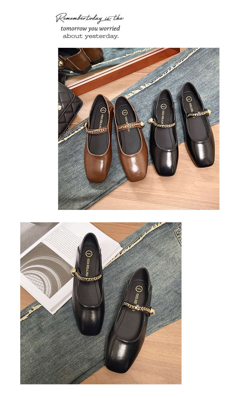 Dames pumps in franse stijl met blokhak en gespsluiting_voghion.com